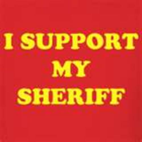 I support my sheriff