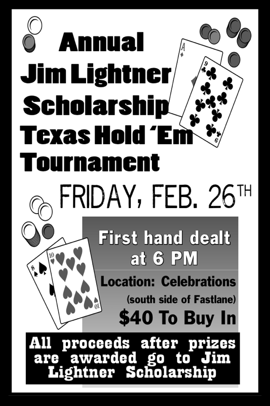 texas hold em tournament flyer