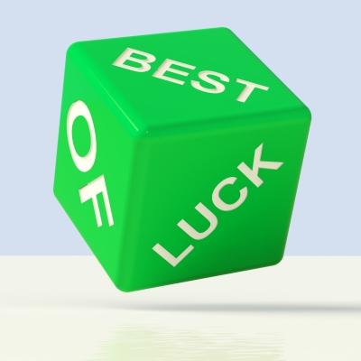 best of luck green dice