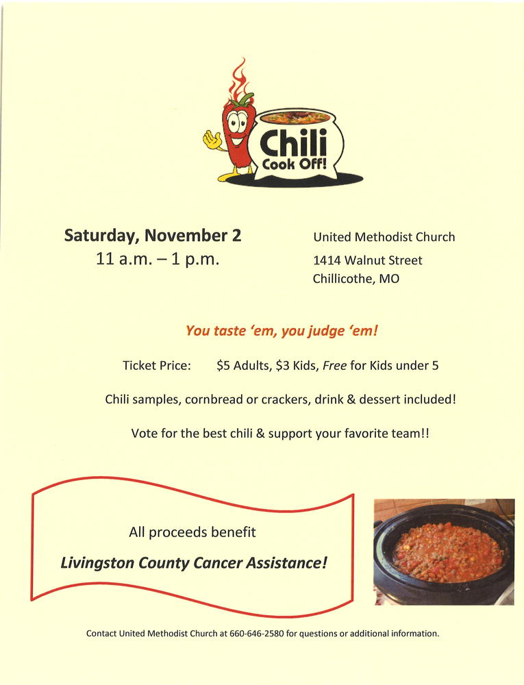 chilli cook-off flyer