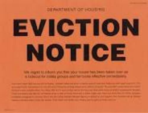 Eviction notice