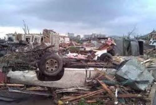 Image of tornado damage