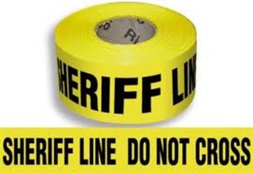 Crime scene tape